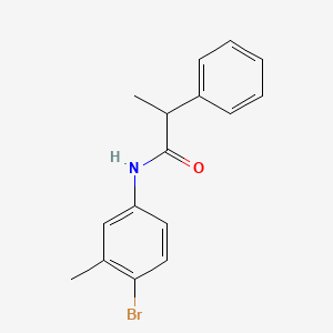 N-(4-bromo-3-methylphenyl)-2-phenylpropanamide