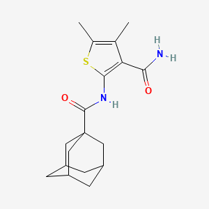 2-[(1-adamantylcarbonyl)amino]-4,5-dimethyl-3-thiophenecarboxamide