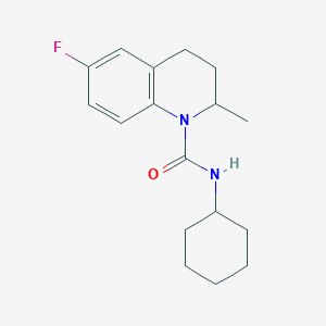 N-cyclohexyl-6-fluoro-2-methyl-3,4-dihydroquinoline-1(2H)-carboxamide