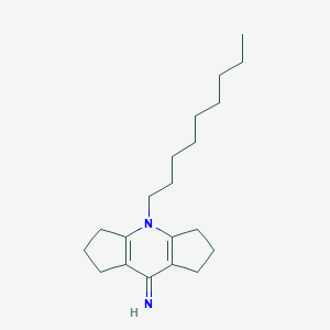 molecular formula C20H32N2 B402990 4-nonyl-2,3,4,5,6,7-hexahydrodicyclopenta[b,e]pyridin-8(1H)-imine 
