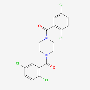 [4-(2,5-DICHLOROBENZOYL)PIPERAZINO](2,5-DICHLOROPHENYL)METHANONE