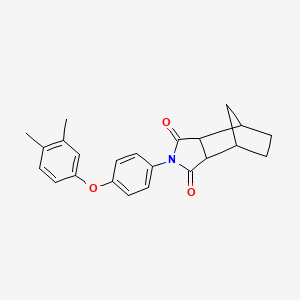 2-[4-(3,4-dimethylphenoxy)phenyl]hexahydro-1H-4,7-methanoisoindole-1,3(2H)-dione