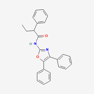 N-(4,5-diphenyl-1,3-oxazol-2-yl)-2-phenylbutanamide