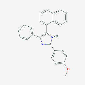 molecular formula C26H20N2O B402994 2-(4-methoxyphenyl)-4-(1-naphthyl)-5-phenyl-1H-imidazole CAS No. 34705-63-0