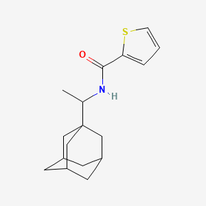 molecular formula C17H23NOS B4029948 N-[1-(1-adamantyl)ethyl]-2-thiophenecarboxamide 