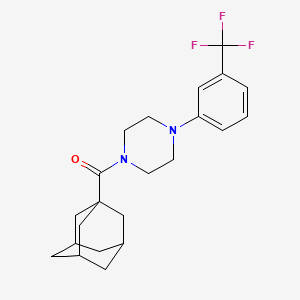 Adamantanyl 4-[3-(trifluoromethyl)phenyl]piperazinyl ketone