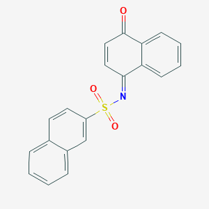 N-(4-oxo-1(4H)-naphthalenylidene)-2-naphthalenesulfonamide