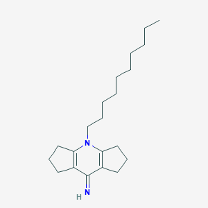 molecular formula C21H34N2 B403007 4-decyl-2,3,4,5,6,7-hexahydrodicyclopenta[b,e]pyridin-8(1H)-imine 