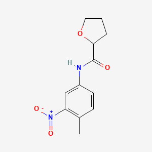 N-(4-methyl-3-nitrophenyl)oxolane-2-carboxamide