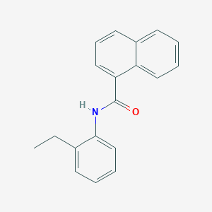 molecular formula C19H17NO B403011 N-(2-ethylphenyl)naphthalene-1-carboxamide 