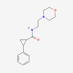 N-[2-(MORPHOLIN-4-YL)ETHYL]-2-PHENYLCYCLOPROPANE-1-CARBOXAMIDE