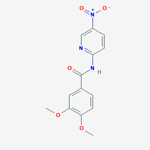 3,4-dimethoxy-N-(5-nitro-2-pyridinyl)benzamide