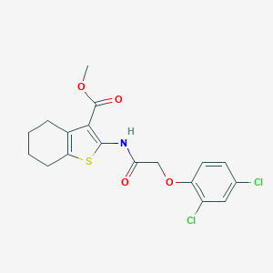 Methyl 2-{[(2,4-dichlorophenoxy)acetyl]amino}-4,5,6,7-tetrahydro-1-benzothiophene-3-carboxylate