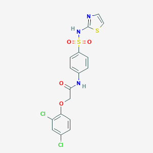 2-(2,4-dichlorophenoxy)-N-{4-[(1,3-thiazol-2-ylamino)sulfonyl]phenyl}acetamide