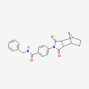 N-benzyl-4-(1,3-dioxooctahydro-2H-4,7-methanoisoindol-2-yl)benzamide