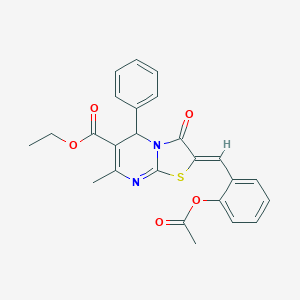 molecular formula C25H22N2O5S B403037 Ethyl late 