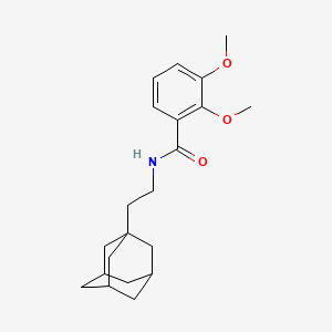 molecular formula C21H29NO3 B4030395 N-[2-(1-adamantyl)ethyl]-2,3-dimethoxybenzamide 