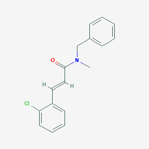 molecular formula C17H16ClNO B403057 N-benzyl-3-(2-chlorophenyl)-N-methylacrylamide 