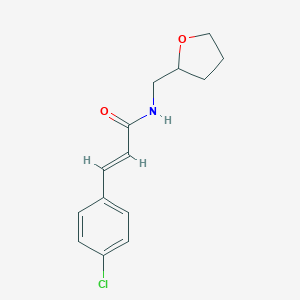 3-(4-chlorophenyl)-N-(tetrahydro-2-furanylmethyl)acrylamide