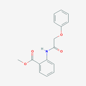 molecular formula C16H15NO4 B403061 2-[(1-Oxo-2-phenoxyethyl)amino]benzoic acid methyl ester CAS No. 101284-14-4