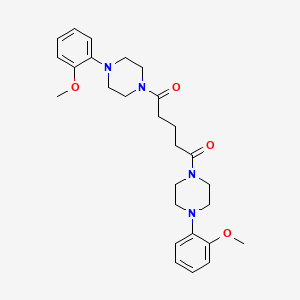 1,5-Bis[4-(2-methoxyphenyl)piperazin-1-yl]pentane-1,5-dione