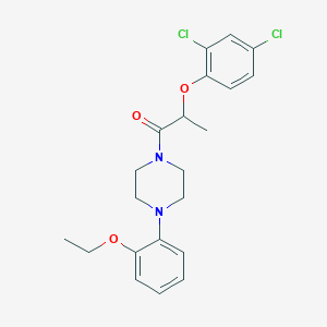 2-(2,4-DICHLOROPHENOXY)-1-[4-(2-ETHOXYPHENYL)PIPERAZINO]-1-PROPANONE