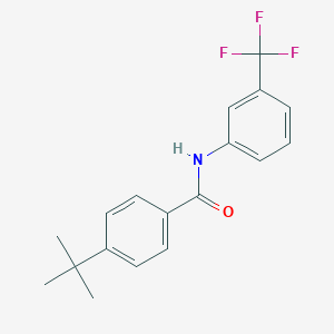molecular formula C18H18F3NO B403071 4-tert-butyl-N-[3-(trifluoromethyl)phenyl]benzamide 
