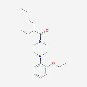 1-(2-ethoxyphenyl)-4-(2-ethylhexanoyl)piperazine