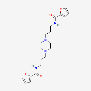 N-[3-(4-{3-[(FURAN-2-YL)FORMAMIDO]PROPYL}PIPERAZIN-1-YL)PROPYL]FURAN-2-CARBOXAMIDE