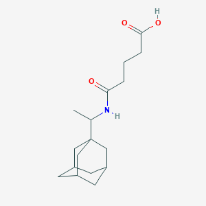 5-{[1-(1-adamantyl)ethyl]amino}-5-oxopentanoic acid