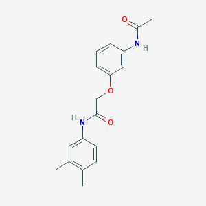 2-(3-acetamidophenoxy)-N-(3,4-dimethylphenyl)acetamide