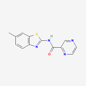 N-(6-methylbenzo[d]thiazol-2-yl)pyrazine-2-carboxamide