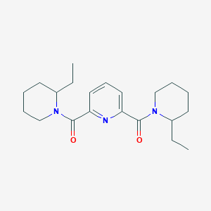 Pyridine-2,6-diylbis[(2-ethylpiperidin-1-yl)methanone]