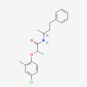 2-(4-chloro-2-methylphenoxy)-N-(4-phenylbutan-2-yl)propanamide