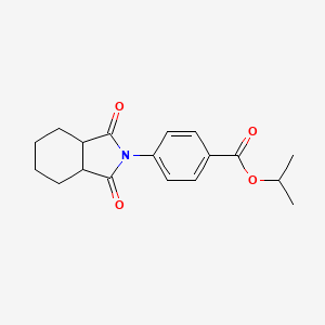 propan-2-yl 4-(1,3-dioxooctahydro-2H-isoindol-2-yl)benzoate