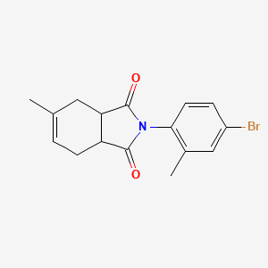 2-(4-bromo-2-methylphenyl)-5-methyl-3a,4,7,7a-tetrahydro-1H-isoindole-1,3(2H)-dione