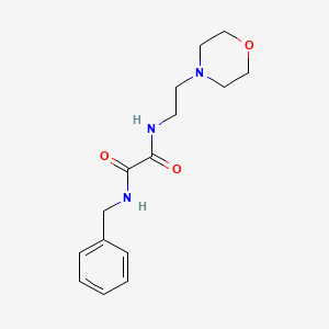 molecular formula C15H21N3O3 B4030915 N-benzyl-N'-[2-(morpholin-4-yl)ethyl]ethanediamide 