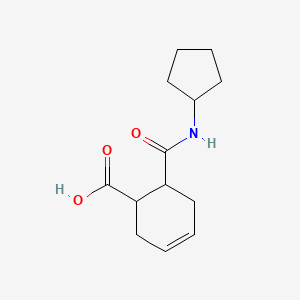 6-(Cyclopentylcarbamoyl)cyclohex-3-ene-1-carboxylic acid