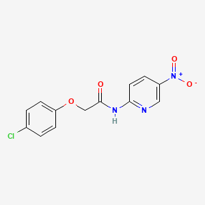 2-(4-chlorophenoxy)-N-(5-nitropyridin-2-yl)acetamide