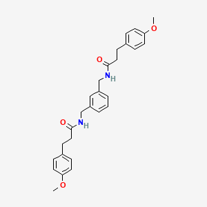 N,N'-[1,3-phenylenebis(methylene)]bis[3-(4-methoxyphenyl)propanamide]