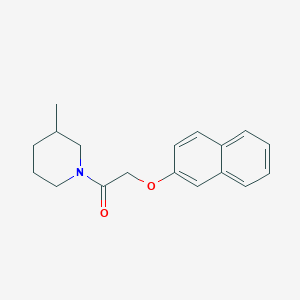 1-(3-METHYLPIPERIDINO)-2-(2-NAPHTHYLOXY)-1-ETHANONE