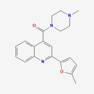 2-(5-methyl-2-furyl)-4-[(4-methyl-1-piperazinyl)carbonyl]quinoline