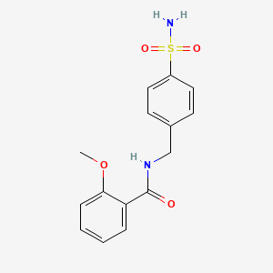 N-[4-(aminosulfonyl)benzyl]-2-methoxybenzamide