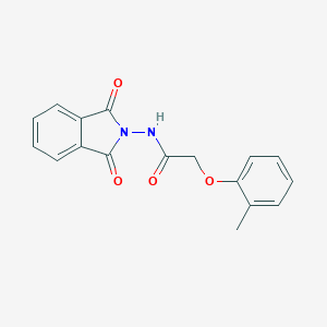 molecular formula C17H14N2O4 B403113 N-(1,3-dioxo-1,3-dihydro-2H-isoindol-2-yl)-2-(2-methylphenoxy)acetamide CAS No. 84160-89-4