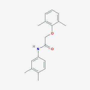 molecular formula C18H21NO2 B403114 2-(2,6-dimethylphenoxy)-N-(3,4-dimethylphenyl)acetamide 