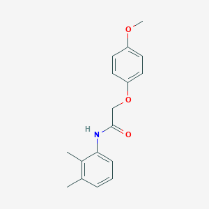molecular formula C17H19NO3 B403115 N-(2,3-dimethylphenyl)-2-(4-methoxyphenoxy)acetamide 