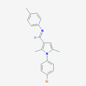 N-{[1-(4-bromophenyl)-2,5-dimethyl-1H-pyrrol-3-yl]methylene}-N-(4-methylphenyl)amine