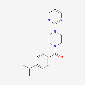 2-[4-(4-isopropylbenzoyl)-1-piperazinyl]pyrimidine