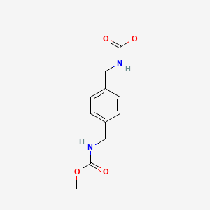 molecular formula C12H16N2O4 B4031232 METHYL N-[(4-{[(METHOXYCARBONYL)AMINO]METHYL}PHENYL)METHYL]CARBAMATE 