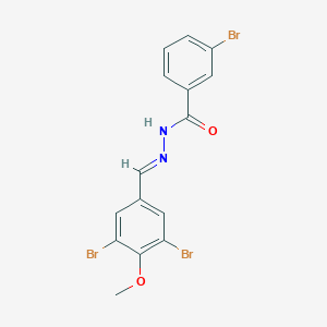 3-bromo-N'-(3,5-dibromo-4-methoxybenzylidene)benzohydrazide